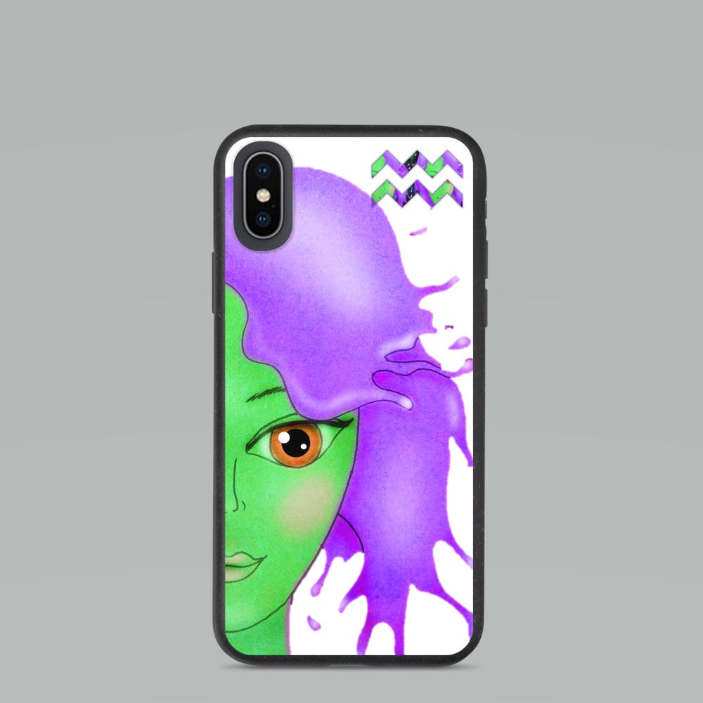 Biodegradable iPhone 11, 10, 8, 7 Cases for Aquarians. iPhone 12 Case for Aquarians. Cool Birthday Gift. . WickedYo.